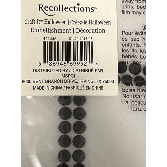 Recollections Halloween Bling Rhinestone Gem Embellishment " H "  353956 422446 - Picture 2 of 3